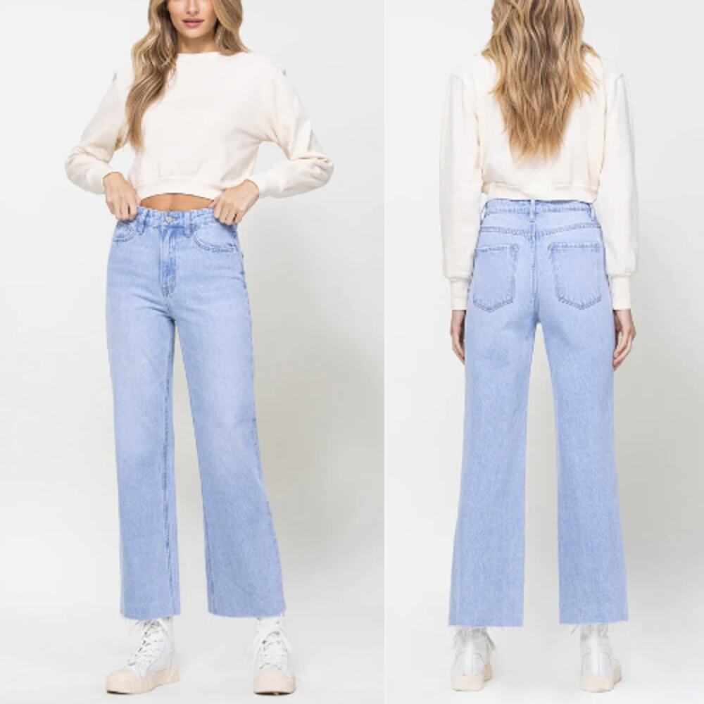 Vervet | NWT Salt Flats 90's Vintage High Rise Ankle Straight Denim Jeans